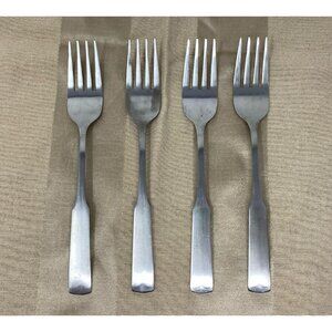 Vintage Rogers Plymouth Cove Stainless  Flatware Set Of 4 Dinner Forks